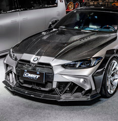 BMW 4 Series M440 430 G22 G23 2020-ON & 4 Series M440 430 G26 2020-ON with Aftermarket Parts - HORIZON Front Bumper & Gill Carbon Fiber / FRP from CMST Tuning