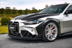 BMW 4 Series M440 430 G22 G23 2020-ON & 4 Series M440 430 G26 2020-ON with Aftermarket Parts - HORIZON Front Bumper & Gill Carbon Fiber / FRP from CMST Tuning
