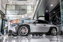 BMW 4 Series M440 430 G22 G23 2020-ON with Aftermarket Parts - HORIZON Front Fender Flares Wheel Arches Dry Pre-preg Carbon Fiber / FRP from CMST Tuning