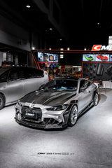 BMW 4 Series M440 430 G22 G23 2020-ON & 4 Series M440 430 G26 2020-ON with Aftermarket Parts - HORIZON Front Lip Dry Pre-preg Carbon Fiber / FRP from CMST Tuning