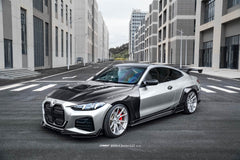 BMW 4 Series M440 430 G22 G23 2020-ON with CMST Tuning's Aftermarket Parts - Front Lip Dry Pre-preg Carbon Fiber / FRP. A complete transformation of style and performance.