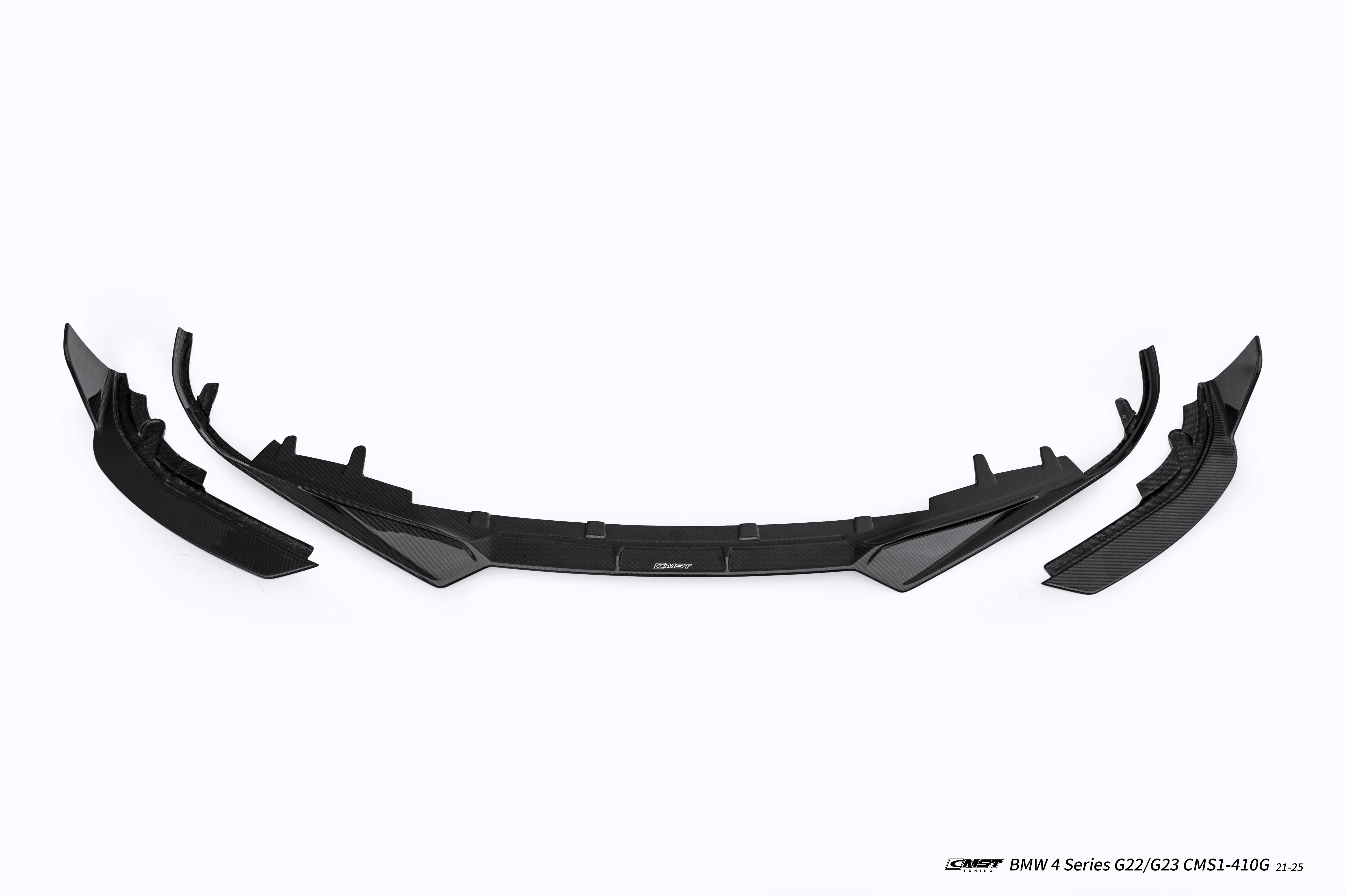 BMW 4 Series M440 430 G22 G23 2020-ON with CMST Tuning's Aftermarket Parts - Front Lip Dry Pre-preg Carbon Fiber / FRP. A complete transformation of style and performance.
