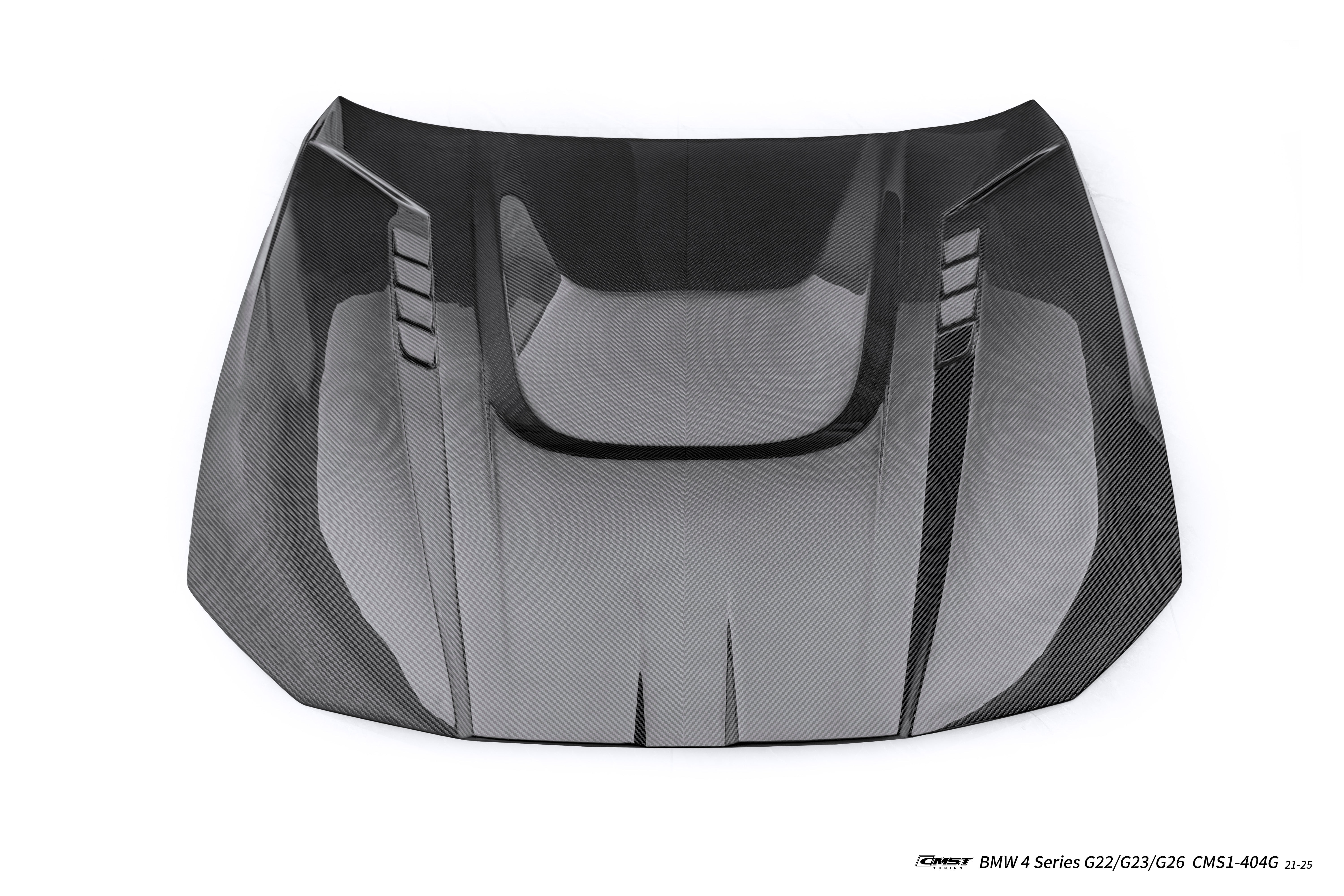 BMW 4 Series M440 430 G22 G23 2020-ON & 4 Series M440 430 G26 2020-ON with Aftermarket Parts - HORIZON V3 Hood Dry Pre-preg Carbon Fiber / FRP from CMST Tuning