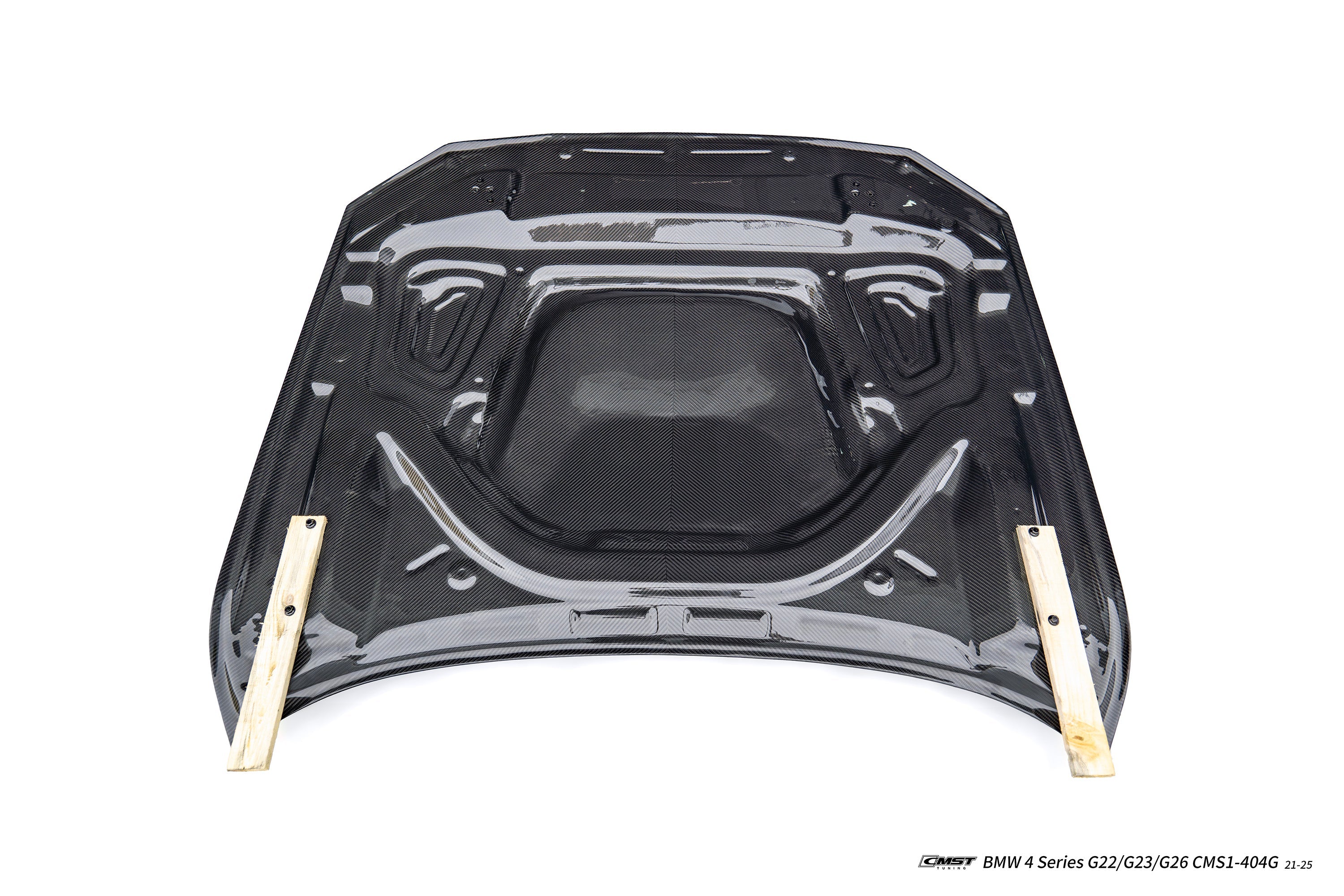 BMW 4 Series M440 430 G22 G23 2020-ON & 4 Series M440 430 G26 2020-ON with Aftermarket Parts - HORIZON V3 Hood Dry Pre-preg Carbon Fiber / FRP from CMST Tuning