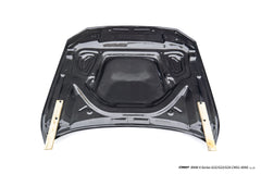 BMW 4 Series M440 430 G22 G23 2020-ON & 4 Series M440 430 G26 2020-ON with Aftermarket Parts - HORIZON V3 Hood Dry Pre-preg Carbon Fiber / FRP from CMST Tuning