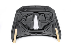 BMW 4 Series M440 430 G22 G23 2020-ON & 4 Series M440 430 G26 2020-ON with Aftermarket Parts - HORIZON V4 Tempered Glass Clearview Hood Carbon Fiber / FRP from CMST Tuning