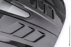 BMW 4 Series M440 430 G22 G23 2020-ON & 4 Series M440 430 G26 2020-ON with Aftermarket Parts - HORIZON V4 Tempered Glass Clearview Hood Carbon Fiber / FRP from CMST Tuning