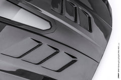 BMW 4 Series M440 430 G22 G23 2020-ON & 4 Series M440 430 G26 2020-ON with Aftermarket Parts - HORIZON V4 Tempered Glass Clearview Hood Carbon Fiber / FRP from CMST Tuning