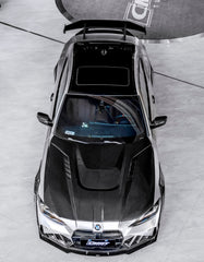 BMW 4 Series M440 430 G22 G23 2020-ON & 4 Series M440 430 G26 2020-ON with Aftermarket Parts - V1 Hood Dry Pre-preg Carbon Fiber / FRP from CMST Tuning