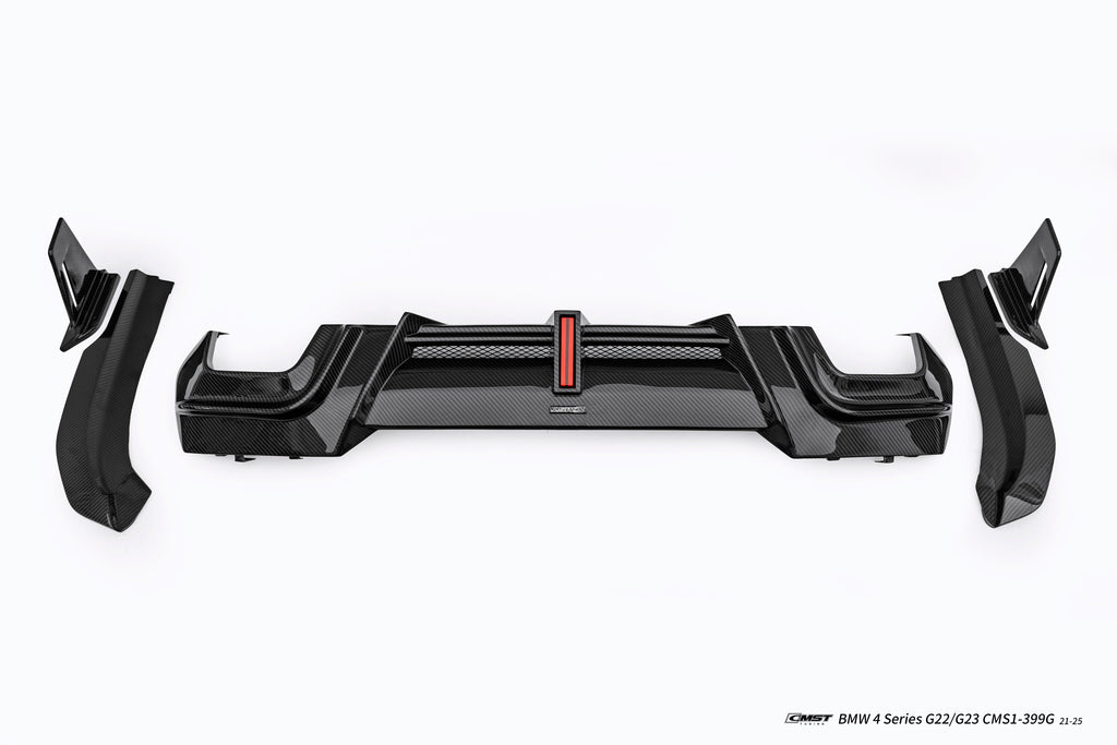 BMW 4 Series M440 430 G22 G23 Aftermarket Parts CMST Rear Diffuser ...