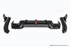 BMW 4 Series M440 430 G22 G23 2020-ON with Aftermarket Parts - HORIZON Rear Diffuser & Canards Dry Pre-preg Carbon Fiber / FRP from CMST Tuning