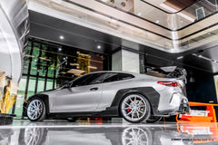 BMW 4 Series M440 430 G22 G23 2020-ON with Aftermarket Parts - HORIZON Rear Quarter Panel Fender Flares Wheel Arches Dry Pre-preg Carbon Fiber / FRP from CMST Tuning