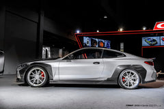 BMW 4 Series M440 430 G22 G23 2020-ON with Aftermarket Parts - HORIZON Rear Quarter Panel Fender Flares Wheel Arches Dry Pre-preg Carbon Fiber / FRP from CMST Tuning