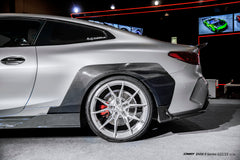 BMW 4 Series M440 430 G22 G23 2020-ON with Aftermarket Parts - HORIZON Rear Quarter Panel Fender Flares Wheel Arches Dry Pre-preg Carbon Fiber / FRP from CMST Tuning