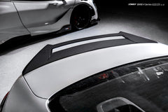 BMW 4 Series M440 430 G22 2020-ON & M4 G82 2020-ON with Aftermarket Parts - HORIZON Rear Spoiler Dry Pre-preg Carbon Fiber / FRP from CMST Tuning