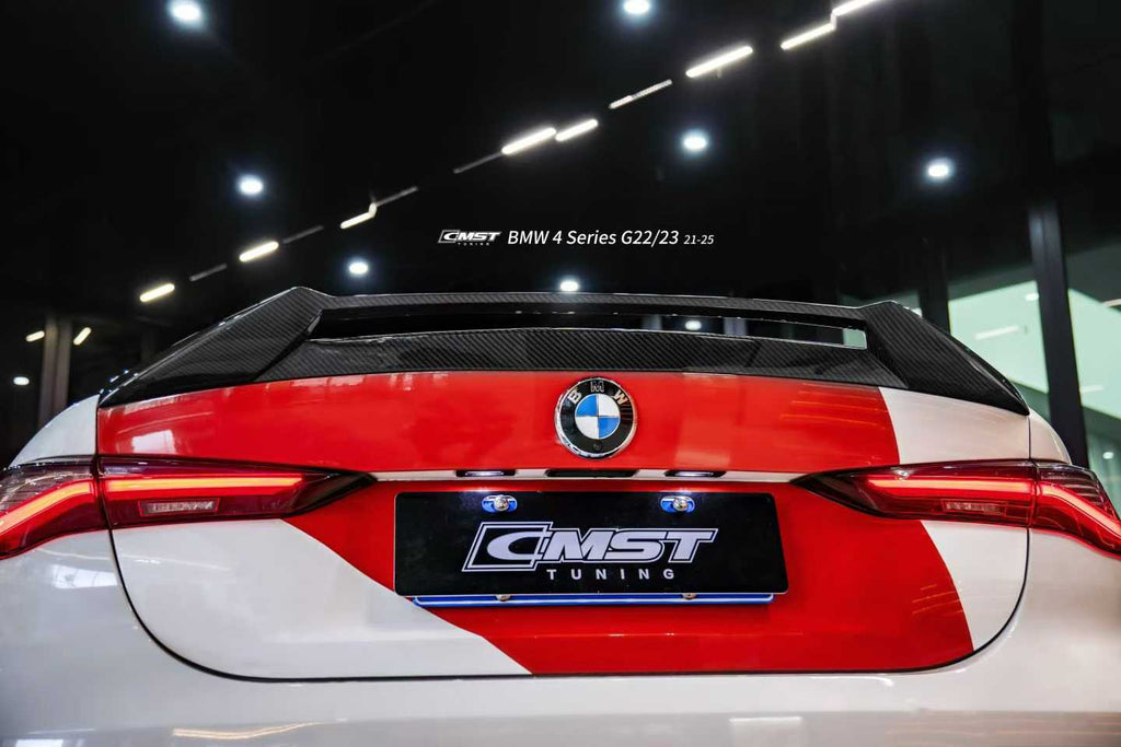 BMW 4 Series M440 430 G22 & M4 G82 Aftermarket Parts CMST Rear Spoiler ...