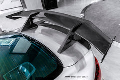 BMW 4 Series M440 430 G22 2020-ON & M4 G82 2020-ON with Aftermarket Parts - HORIZON Rear Spoiler Wing Dry Pre-preg Carbon Fiber / FRP from CMST Tuning