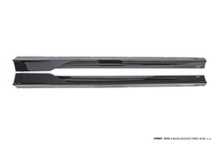 BMW 4 Series M440 430 G22 G23 2020-ON (Sport Version Only) with Aftermarket Parts - HORIZON Side Skirts Dry Pre-preg Carbon Fiber / FRP from CMST Tuning
