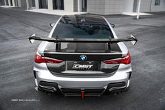 BMW 4 Series M440i 430i G22 2020-ON & M4 G82 2020-ON with Aftermarket Parts - V1 Trunk Dry Pre-preg Carbon Fiber / FRP from CMST Tuning