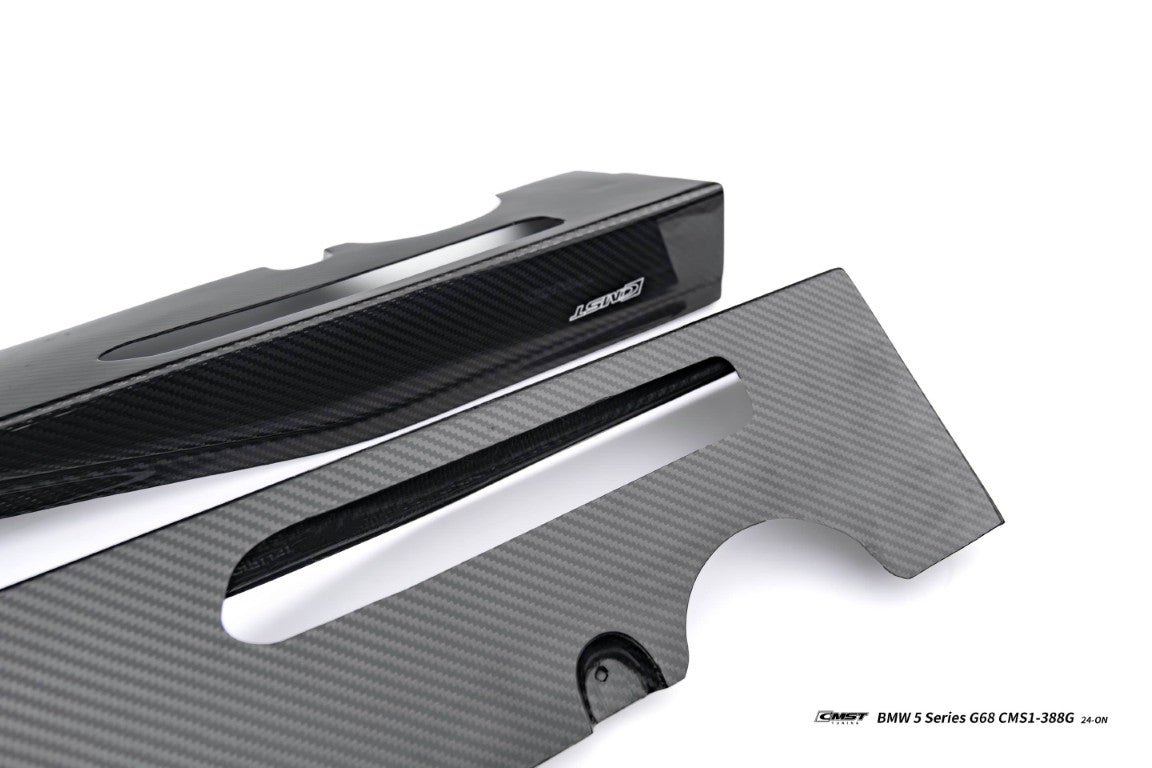 BMW 5 Series 530 540 &amp; i5 e/x Drive40 M60 G60 G61 2024-ON with Aftermarket Parts - Side Skirts Dry Pre-preg Carbon Fiber / FRP