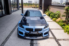 BMW M2 / M2C G87 2023-ON with Aftermarket Parts - Carbon Fiber Front Lip from CMST Tuning