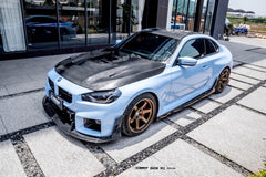 BMW M2 / M2C G87 2023-ON & 2 Series M240 230 G42 2022-ON with Aftermarket Parts - V2 Tempered Clearview Glass Style Carbon Fiber or FRP Hood Bonnet from  CMST Tuning