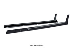 BMW M2 / M2C G87 2023-ON with Aftermarket Parts - Carbon Fiber Side Skirts from CMST Tuning