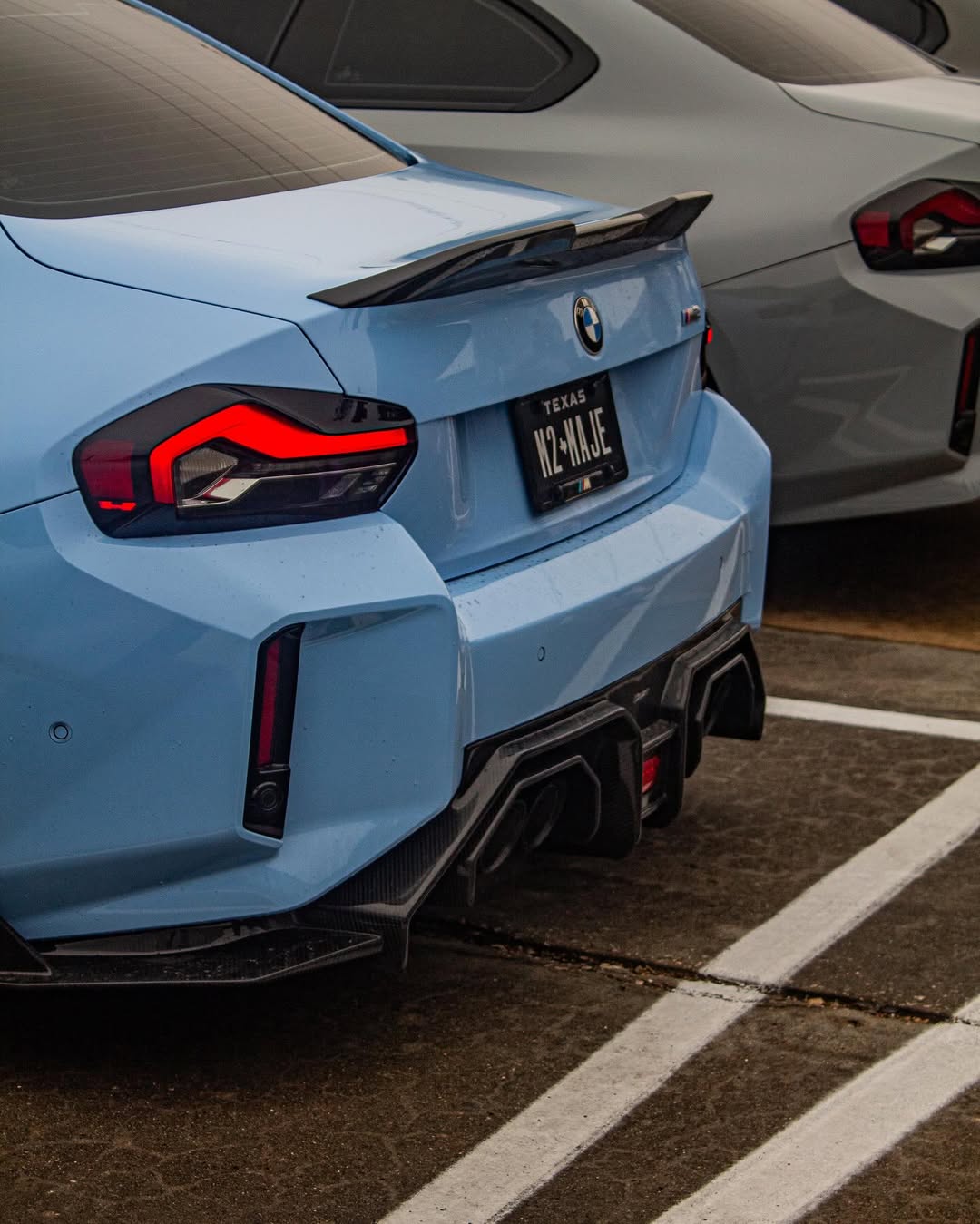 BMW M2 / M2C G87 2023 2024 with Aftermarket Parts - Rear Diffuser Carbon Fiber from CMST Tuning