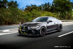 BMW M3CS M3C M3 G80 G81 2021-ON & M4CS M4C M4 G82 G83 2021-ON (Left Hand Drive Only) with Aftermarket Parts - Mirror Caps Dry Pre-preg Carbon Fiber / FRP from CMST Tuning