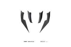 BMW M3CS M3C M3 G80 G81 2021-ON &  M4CS M4C M4 G82 G83 2021-ON with Aftermarket Parts - V2 Style Front Canards Dry Pre-preg Carbon Fiber / FRP from CMST Tuning
