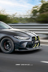 BMW M3CS M3C M3 G80 G81 2021-ON & M4CS M4C M4 G82 G83 2021-ON with Aftermarket Parts - Front Kidney Grill Dry Pre-preg Carbon Fiber / FRP from CMST Tuning