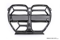 BMW M3CS M3C M3 G80 G81 2021-ON & M4CS M4C M4 G82 G83 2021-ON with Aftermarket Parts - Front Kidney Grill Dry Pre-preg Carbon Fiber / FRP from CMST Tuning