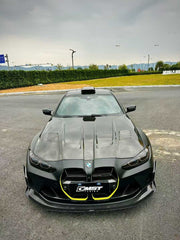 BMW M3CS M3C M3 G80 G81 2021-ON & M4CS M4C M4 G82 G83 2021-ON with Aftermarket Parts - Front Kidney Grill Dry Pre-preg Carbon Fiber / FRP from CMST Tuning