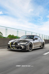BMW M3CS M3C M3 G80 G81 2021-ON & M4CS M4C M4 G82 G83 2021-ON with Aftermarket Parts - Front Kidney Grill Dry Pre-preg Carbon Fiber / FRP from CMST Tuning