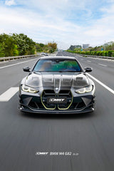 BMW M3CS M3C M3 G80 G81 2021-ON & M4CS M4C M4 G82 G83 2021-ON with Aftermarket Parts - Front Kidney Grill Dry Pre-preg Carbon Fiber / FRP from CMST Tuning