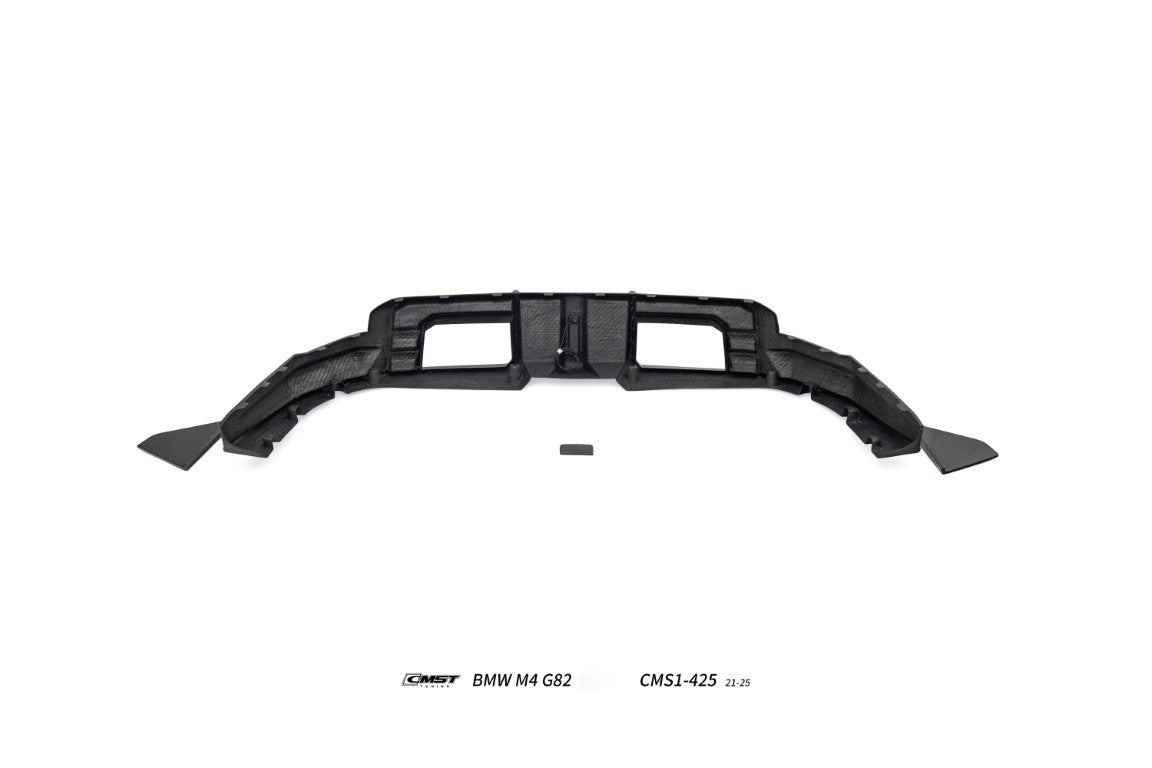 BMW M3CS M3C M3 G80 G81 2021-ON & M4CS M4C M4 G82 G83 2021-ON with Aftermarket Parts - V2 Style Rear Diffuser & Canards Dry Pre-preg Carbon Fiber / FRP from CMST Tuning