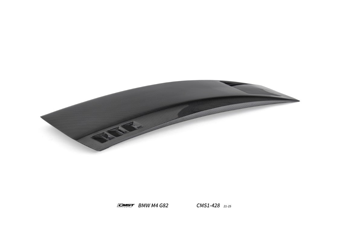 BMW M3CS M3C M3 G80 G81 2021-ON & M4CS M4C M4 G82 G83 2021-ON with Aftermarket Parts - Roof Scoop Dry Pre-preg Carbon Fiber / FRP from CMST Tuning