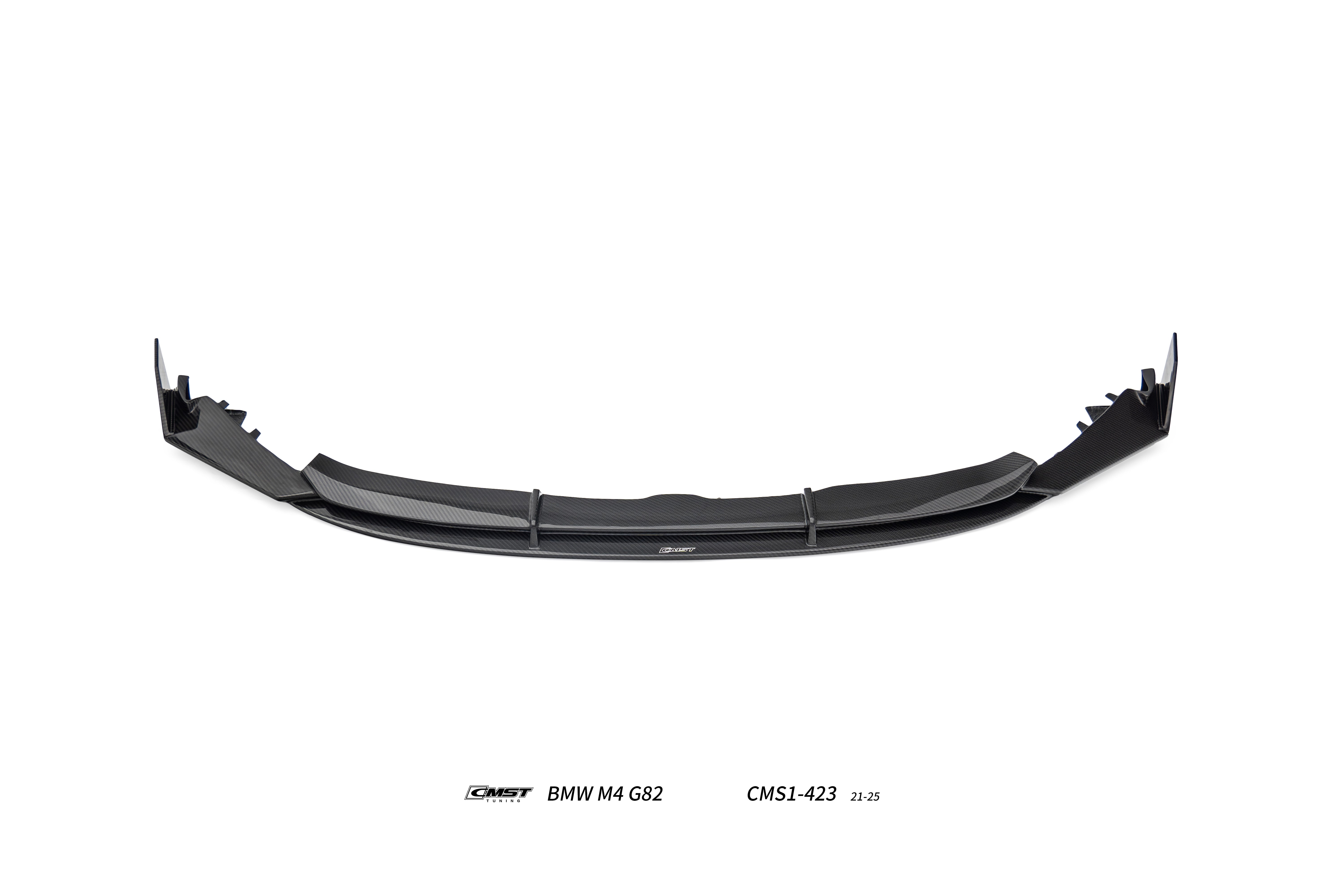 BMW M3CS M3C M3 G80 G81 2021-ON & M4CS M4C M4 G82 G83 2021-ON with Aftermarket Parts - V2 Style Front Lip Dry Pre-preg Carbon Fiber / FRP from CMST Tuning