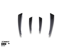 BMW M3/M3C G80 G81 & M4/M4C G82/G83 2021-ON (This product is desigend to work with the "CMST Front Bumper" only, it does not fit the OEM Bumper or "CMST Widebody Wheel Arches") with Aftermarket Parts - Front Canards Pre-preg Carbon Fiber / FRP from CMST Tuning
