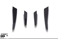 BMW M3/M3C G80 G81 & M4/M4C G82/G83 2021-ON (This product is desigend to work with the "CMST Front Bumper" only, it does not fit the OEM Bumper or "CMST Widebody Wheel Arches") with Aftermarket Parts - Front Canards Pre-preg Carbon Fiber / FRP from CMST Tuning
