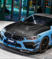 BMW M8 M8C F91 F92 F93 2019-ON with Aftermarket Parts - V1 Hood Carbon Fiber / FRP from CMST Tuning