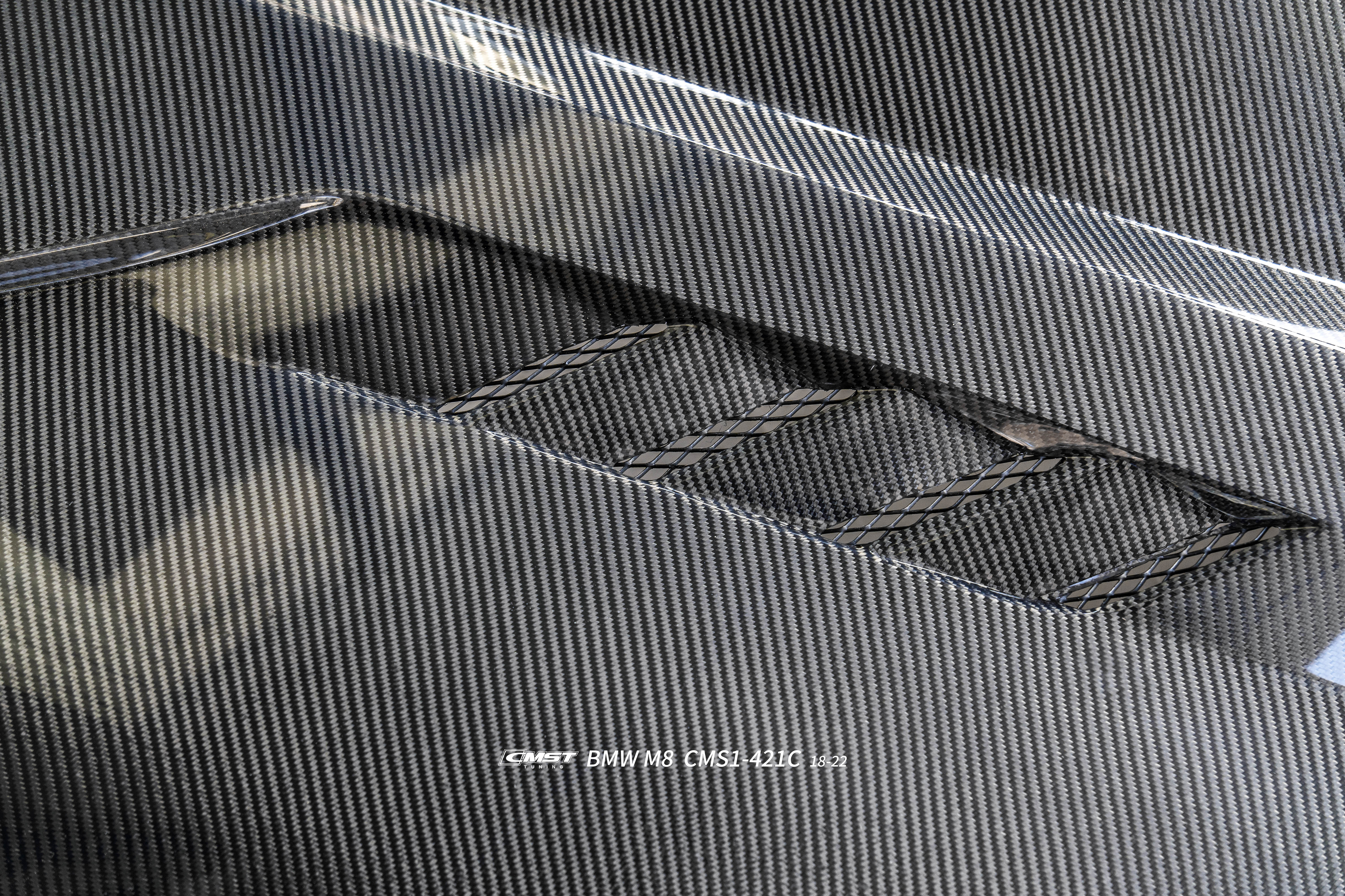 BMW M8 M8C F91 F92 F93 2019-ON with Aftermarket Parts - V1 Hood Carbon Fiber / FRP from CMST Tuning
