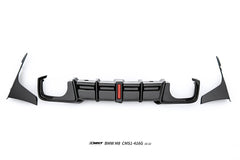 BMW M8 M8C F91 F92 F93 2019-ON with Aftermarket Parts - Rear Diffuser & Canards Dry Pre-preg Carbon Fiber / FRP from CMST Tuning