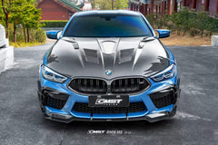 BMW M8 M8C F91 F92 F93 2019-ON with Aftermarket Parts - Front Lip Dry Pre-preg Carbon Fiber / FRP from CMST Tuning