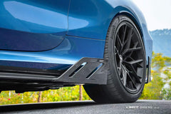 BMW M8 M8C F92 F93 2019-ON with Aftermarket Parts - Side Skirts Dry Pre-preg Carbon Fiber / FRP from CMST Tuning