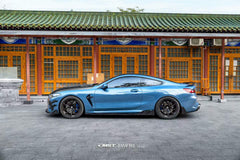 BMW M8 M8C F92 F93 2019-ON with Aftermarket Parts - Side Skirts Dry Pre-preg Carbon Fiber / FRP from CMST Tuning