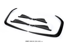 BMW M8 M8C F91 F92 F93 2019-ON with Aftermarket Parts - Front Bumper Canards Dry Pre-preg Carbon Fiber / FRP from CMST Tuning