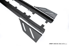 BMW M8 M8C F92 F93 2019-ON with Aftermarket Parts - Side Skirts Dry Pre-preg Carbon Fiber / FRP from CMST Tuning