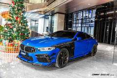 BMW M8 M8C F92 F93 2019-ON with Aftermarket Parts - Side Skirts Dry Pre-preg Carbon Fiber / FRP from CMST Tuning