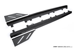 BMW M8 M8C F92 F93 2019-ON with Aftermarket Parts - Side Skirts Dry Pre-preg Carbon Fiber / FRP from CMST Tuning